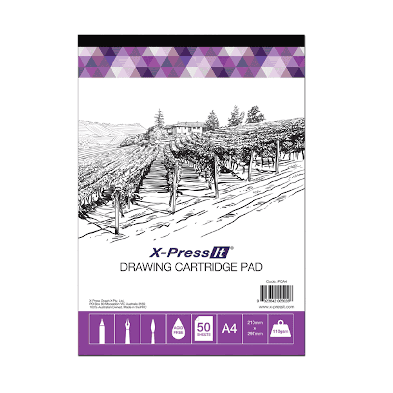 X-PressIt Sketchbook X-Press It Heavy Weight Cartridge Paper Pad A4